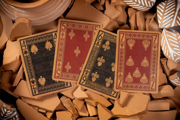 Kings Wild Project The Iliad Luxury Playing Cards, Standard Edition, Poker Size Custom Index, Literature-Themed Collectible Deck Inspired by Homer and Greek Mythology