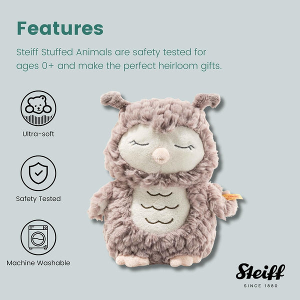 Steiff Soft Cuddly Friends Ollie Owl Plush EAN 241833