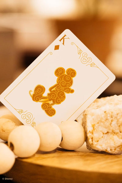 Bicycle Disney Mickey Mouse Black and Gold Playing Cards with Hot-Stamped Gold Foil