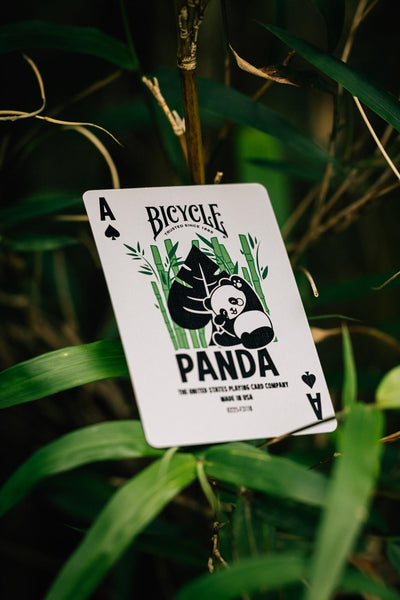 Bicycle Panda Playing Cards, Cute and Collectible Animal Deck, Poker Size Standard Index, 1 Deck