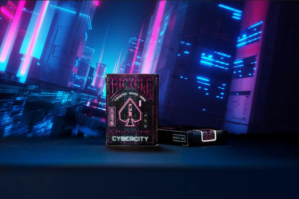 Bicycle Cyberpunk Premium Playing Cards, Poker Size Standard Index