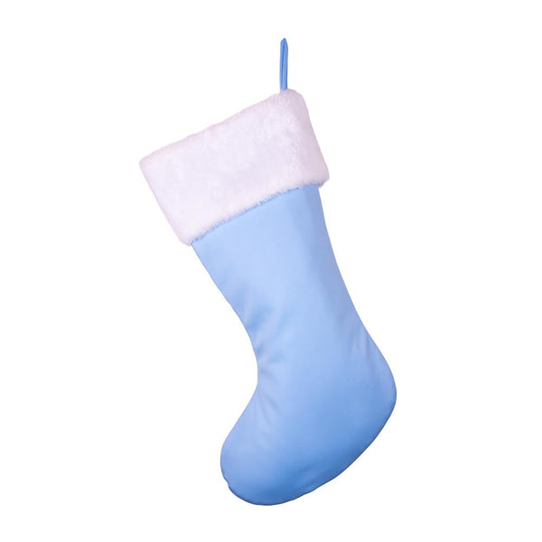 Disney Kurt Adler 19 Inch Frozen Embroidered Cuff Christmas Stocking, Blue