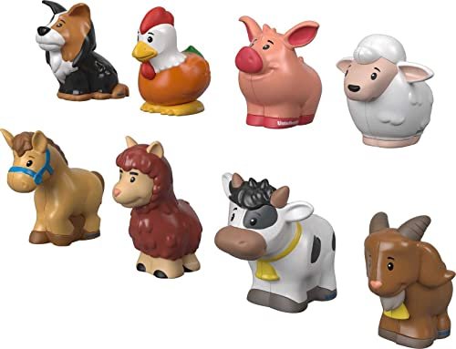 Fisher-Price Little People Caring for Animals Farm Playset with Smart Stages Learning Content for Toddlers and Preschool Kids with Fisher, Ages 1-5
