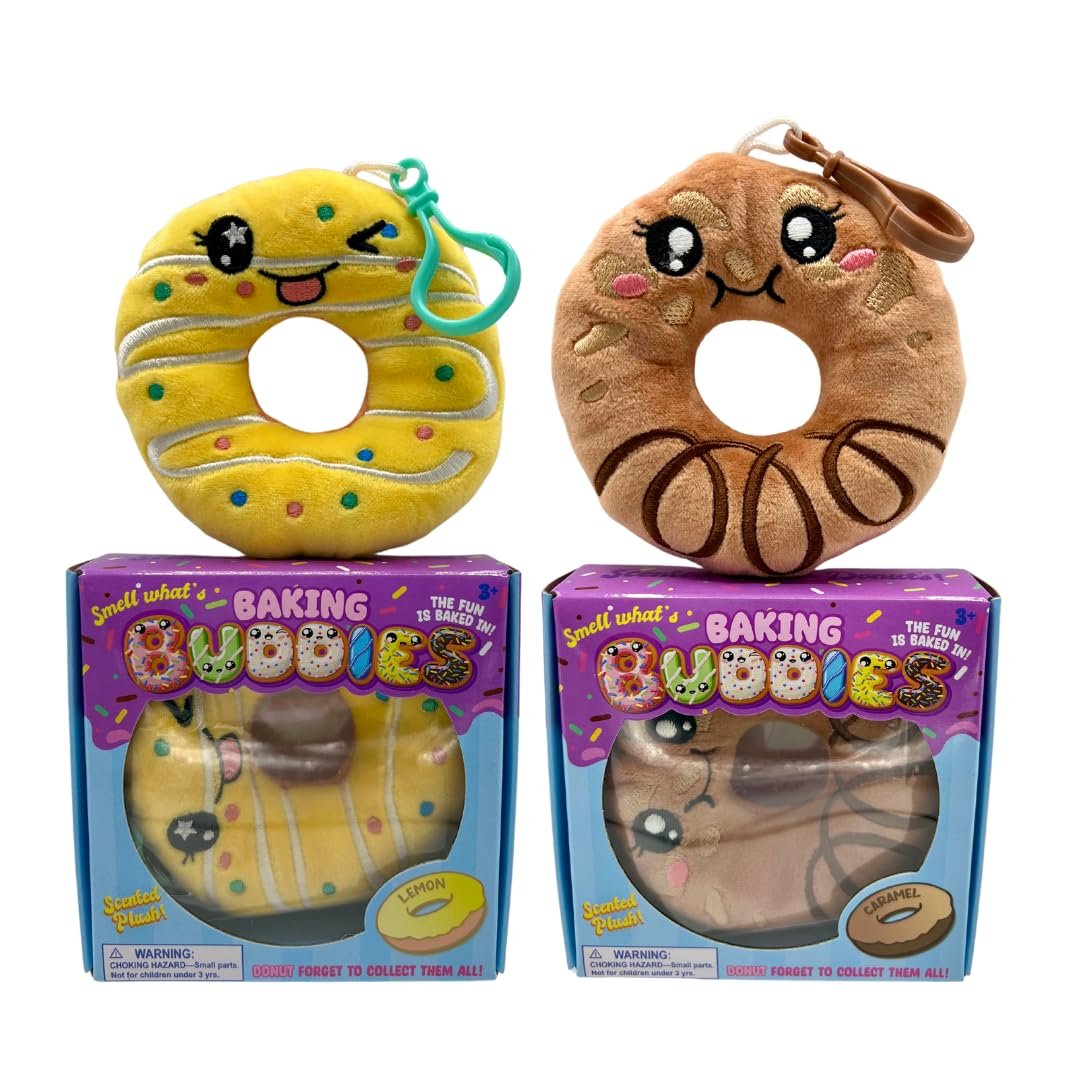 Kalan Baking Buddies 2 Pack Scented Plush Donuts