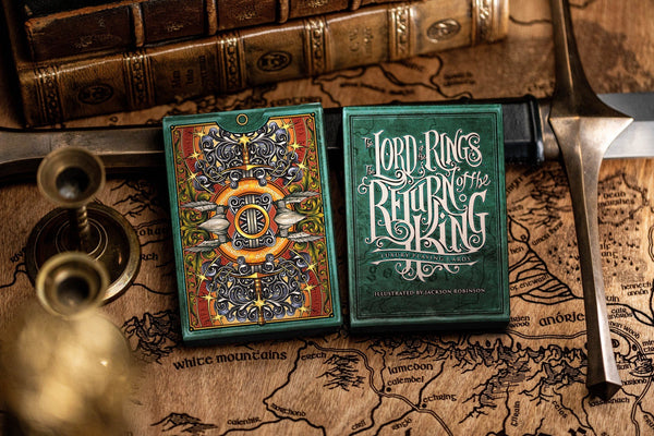 Kings Wild Project The Lord of The Rings: The Return of the King Luxury Playing Cards, Standard Edition, Poker Size Custom Index