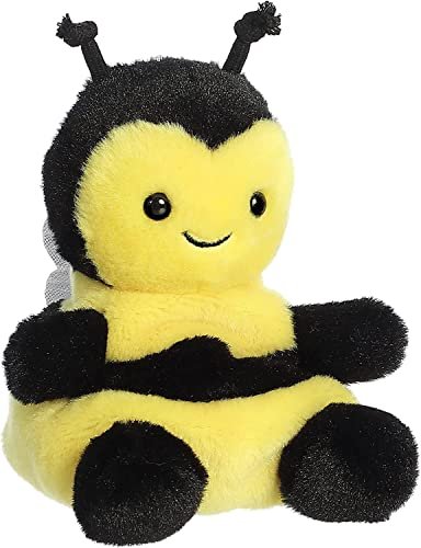 Aurora Palm Pals Set of Two – 5" Queeny Bee (82058) & Lil Spots Ladybug (82059) Plush Toys, Cute Mini Soft Stuffed Animals for Kids & Collectors