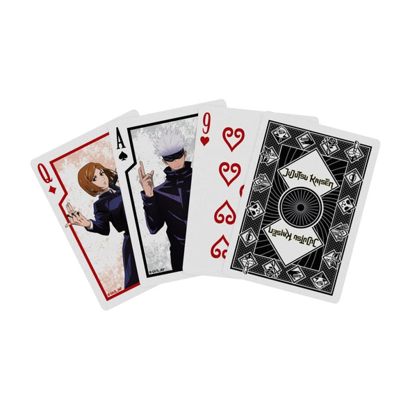 Bicycle Jujutsu Kaisen Collectible Standard 52 Deck of Cards, Poker Size, Anime Cartoon Gifts, Family & Kids Card Game Night