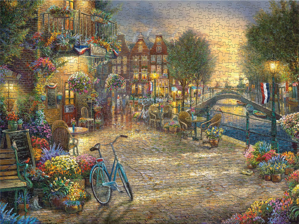 Ceaco - 8 in 1 Multipack - Thomas Kinkade - (2) Round 300 Piece, (4) 550 Piece, (1) 750 Piece (1) 1000 Piece Jigsaw Puzzles