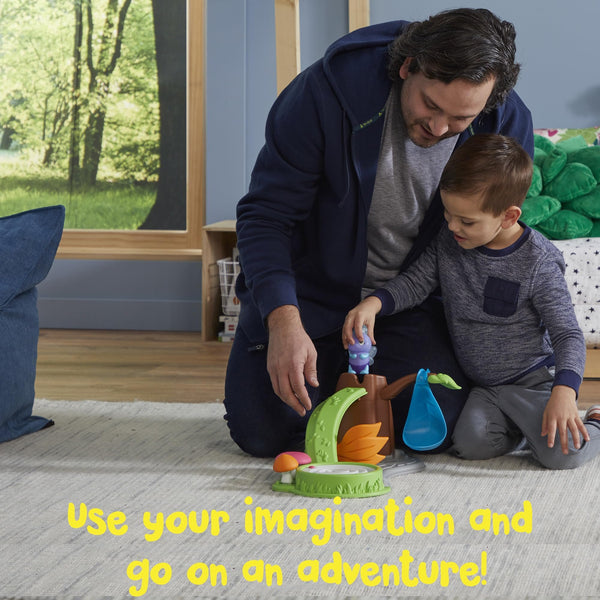 Playskool Glo Friends - Swirl & Shine MoonDrop Pond - Glowing, Musical Pond - Glowing Firefly Toy and Playset - SEL Toy - Ages 2+