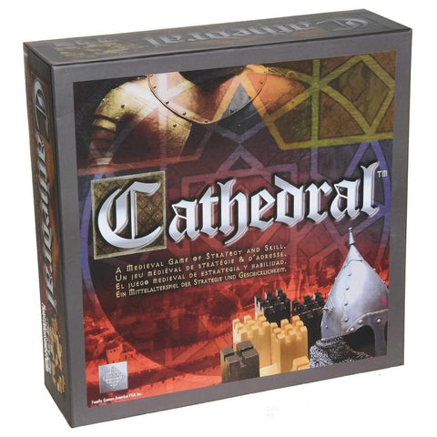 Family Games America - Cathedral Classic Edition - A Medieval Wooden Board Game of Strategy and Skill, 2 Player Ages 8+