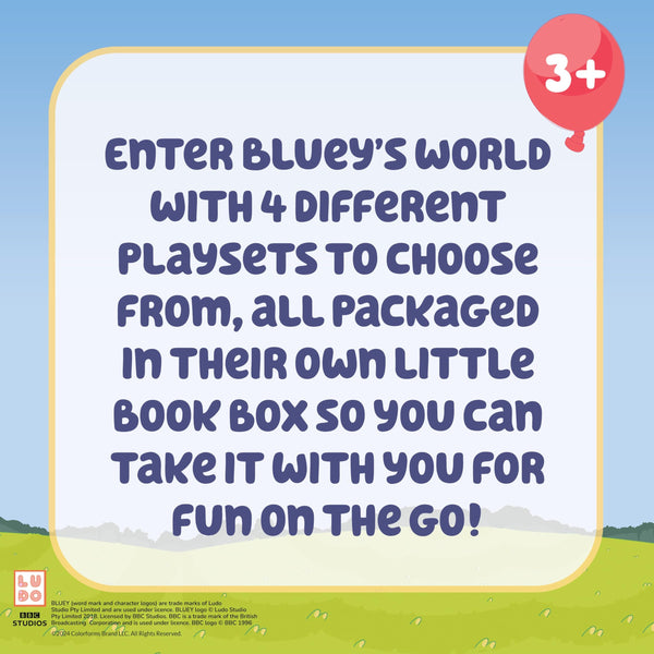 Colorforms Bluey Stickers Play Set Collection - Stickers for Kids, Bluey Toys, Toddler Sticker Book, 4 Play Scenes with Repositionable Stickers, Toddler Stickers, for Boys and Girls, Ages 3+
