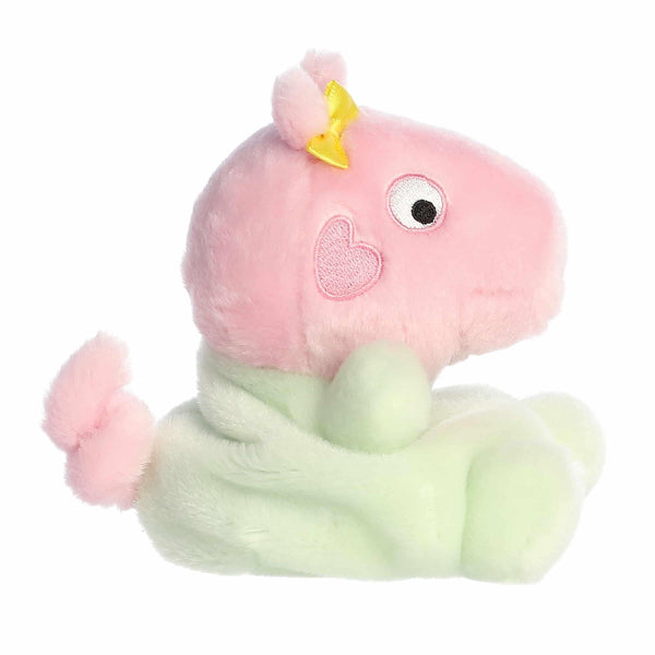 Aurora® Playful Peppa Pig™ Evie Baby Pig Palm Pals™ Stuffed Animal - Officially Licensed Toys for All Fans - Perfect for Birthdays, Adults and Kids All Ages - Pink 5 Inches