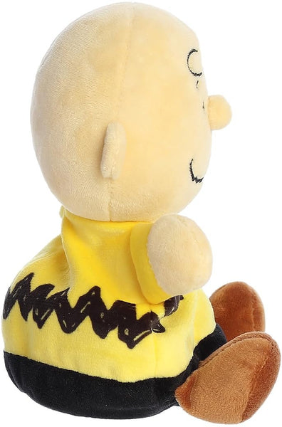 Aurora Peanuts Valentines Palm Pals 2 Piece Bundle, Charlie Brown and Snoopy Kissing Bandit 5 inch