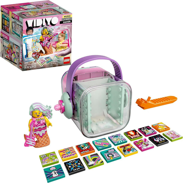 LEGO VIDIYO Candy Mermaid Beatbox 43102 Building Kit with Minifigure; Creative Kids Will Love Producing Pop Music Videos Full of Songs, Dance Moves and Effects, New 2021 (71 Pieces)