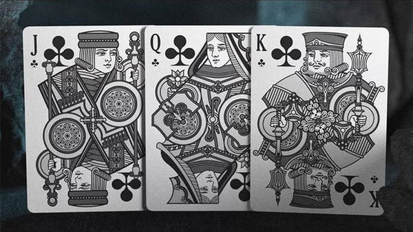 Kings Wild Project Slate Edition Tally-Ho Playing Cards, Standard Edition, Poker Size Deck, Custom Index, Premium USPCC Cardistry Stock, Collectible Playing Cards for Magic, Cardistry, and Poker