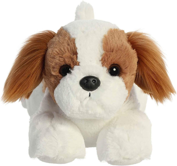 Aurora® Adorable Flopsie™ Stella Shih Tzu™ Stuffed Animal - Playful Ease - Timeless Companions - White 12 Inches