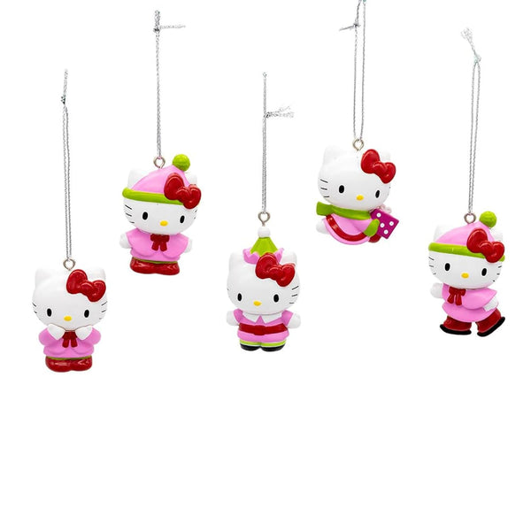 Kurt Adler 5-piece Set of Hello Kitty™ Miniature Ornaments