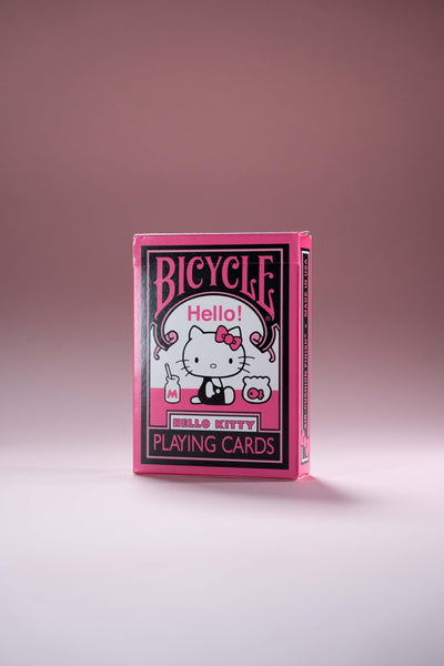 Bicycle Hello Kitty Playing Cards, Black & Pink, 1 Deck