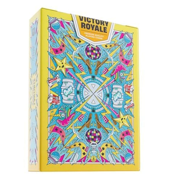theory11 Fortnite Playing Cards – Officially Licensed Epic Games Premium Poker Deck, Collectible 52-Card Set with Custom Artwork, Embossed Tuck Box, Gift for Fortnite Fans & Card Collectors