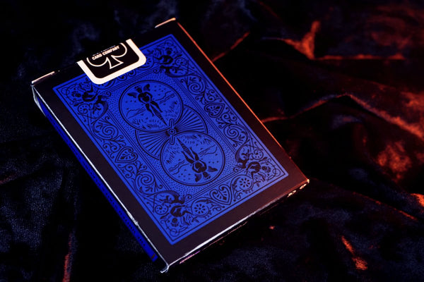 Bicycle Reverse Playing Cards (Blue & Black) - Black Reversed Back USPCC Premium Deck for Magicians, Cardists & Collectors