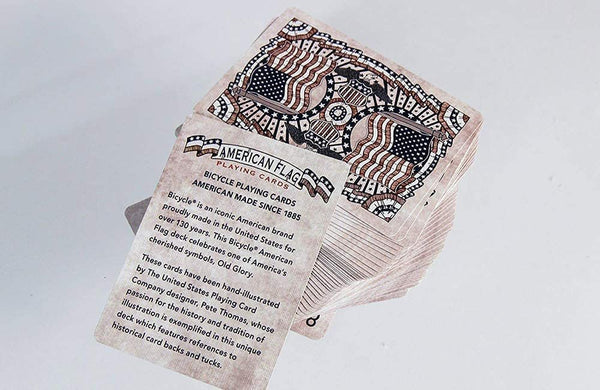 Bicycle American Flag Playing Cards, Patriotic Heritage & History, Poker Size Standard Index