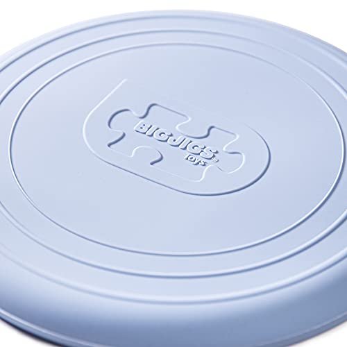Bigjigs Toys Frisbee Flying Disc (Dove Grey) - Silicone Frisbee for Kids, Quality Flying Saucers, Beach Toys & Garden Toys, Holiday Toys for Toddlers