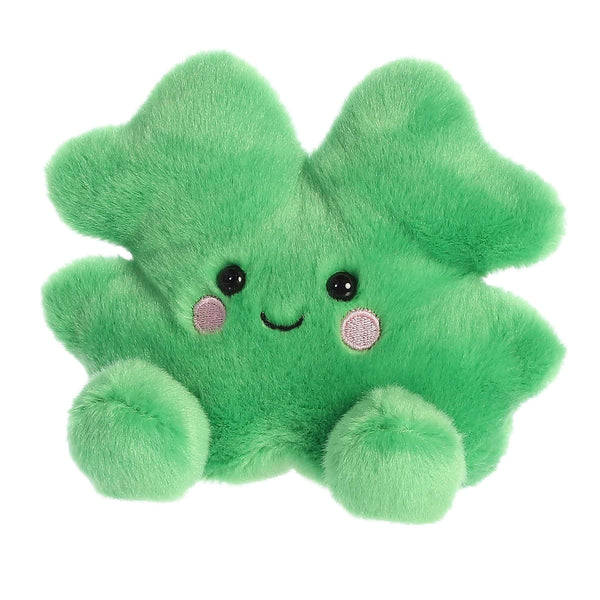 Aurora® Adorable Palm Pals™ 5" Chance Clover™ Stuffed Animal - Fun Collectible Plush for Kids and Adult Collectors - Perfect for Decorating Rooms and Birthday Gifts - Green 5.5 Inches