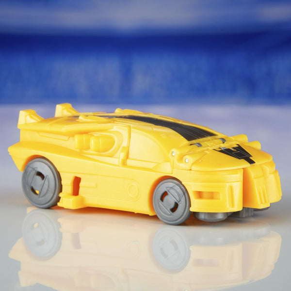 Transformers: One Cog Changer Bumblebee (B-127) & Airachnid, 4-Inch Robot Action Figures, Interactive Toys for Boys & Girls Ages 6 and Up