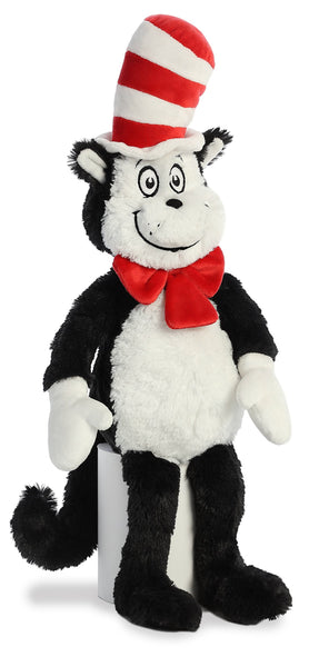 Aurora® Whimsical Dr. Seuss™ Cat in The Hat Stuffed Animal - Officially Licensed Plush for Imaginative Play - Perfect for Kids and Adults - Multicolor 18 Inches