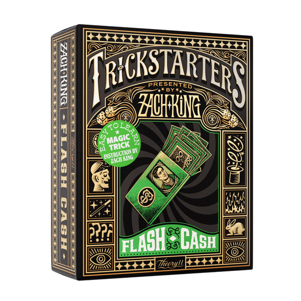 theory11 & Zach King Trickstarters Flash Cash Magic Trick | Wallet Fills with Cash | Easy-to-Learn, Instant Astonishment for Beginners & Magic Enthusiasts