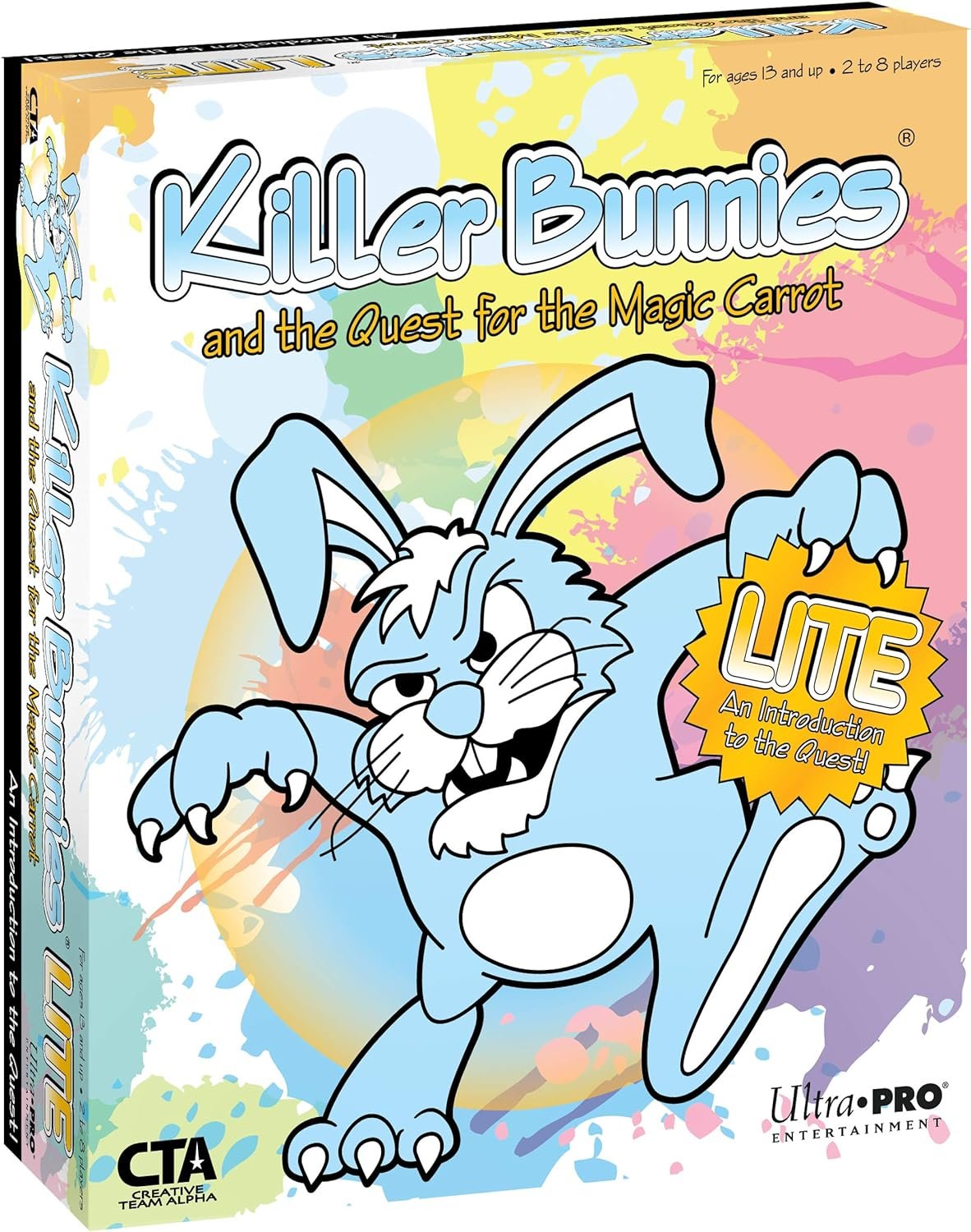 Playroom Entertainment Killer Bunnies Lite - An Introduction To The Quest for the Magic Carrot Game, 2-8 Players Ages 13+