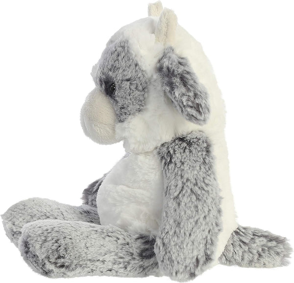 Aurora® Snuggly Sweet & Softer™ Cow Stuffed Animal - Comforting Companion - Imaginative Play - White 9 Inches