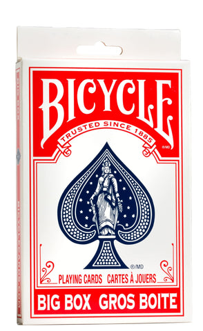 Bicycle Big Box Playing Cards - Red