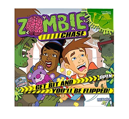 PlayMonster - Zombie Chase - Exciting Intro Strategy Game - Win 2 Ways - Win as a Human or a Zombie - 2-6 Players Ages 7+