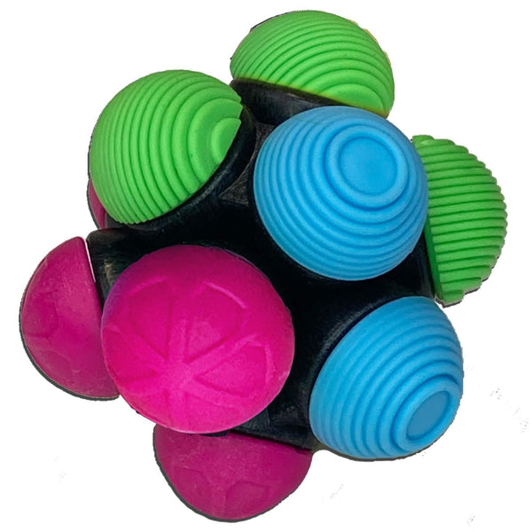 Brainwright Icosa Sensa Atomic Fidget Ball - Twist, Turn & Fidget Spinner Toy