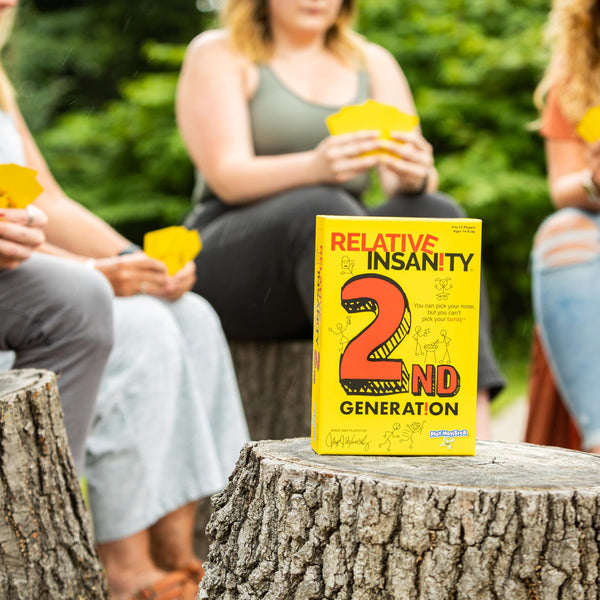 PlayMonster Relative Insanity 2nd Generation Party Game by Jeff Foxworthy – Hilarious Family & Adult Card Game for Game Night, 4+ Players, Ages 14+