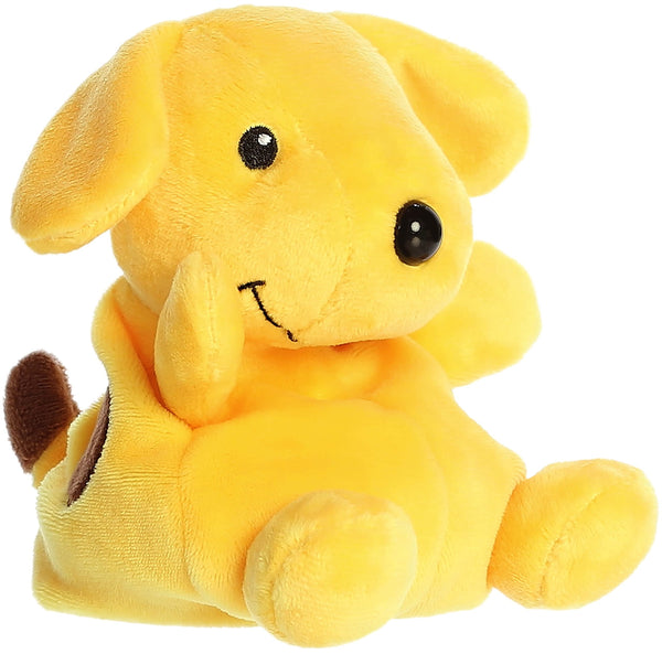 Aurora® Playful Spot™ Palm Pals™ Spot Stuffed Animal - Childhood Nostalgia - Lasting Companionship - Yellow 5 Inches