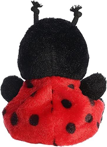 Aurora Palm Pals Set of Two – 5" Queeny Bee (82058) & Lil Spots Ladybug (82059) Plush Toys, Cute Mini Soft Stuffed Animals for Kids & Collectors