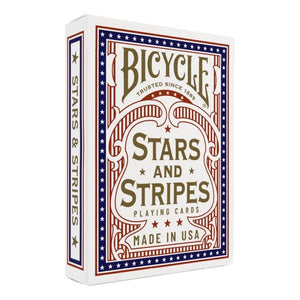 Bicycle Stars and Stripes Playing Card, Patriotic American Flag Design, Poker Size Standard Index