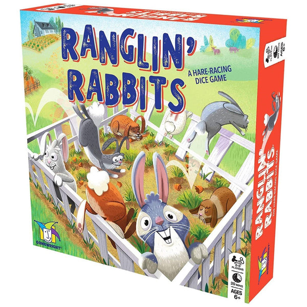 Gamewright Ranglin' Rabbits - The Cooperative Hare-Racing Dice Game