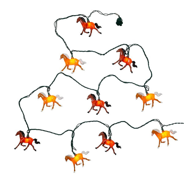 Kurt Adler 10 Running Horse Indoor/Outdoor Light Set