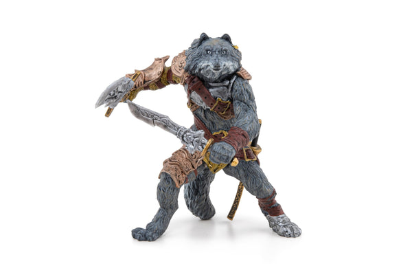 Papo - Mutant Wolf Figurine - Hand-Painted Dark Fantasy Creature for Kids Age 3+ - 11.2 x 7.8 x 9.5 cm - Durable Monster Figure - Medieval Fantasy Collection - 36029