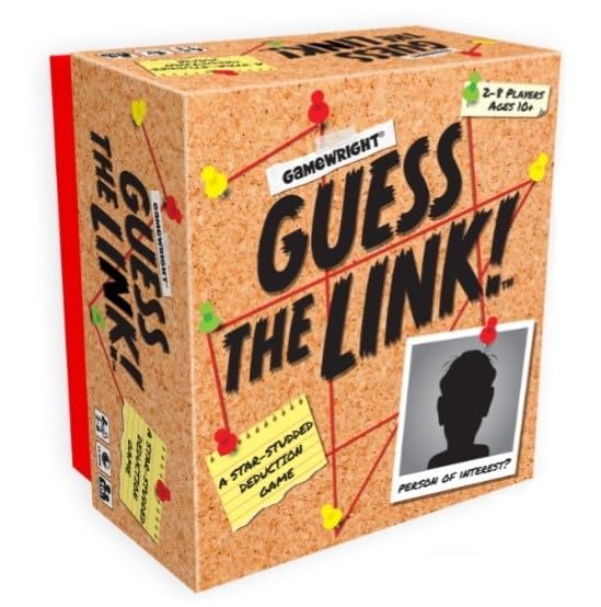 Gamewright - Guess The Link, A Star-Studded Deduction Game - Card Game for Kids - Ages 10 and Up - Perfect for Family Game Night!