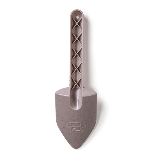 Bigjigs Toys Eco Spade for Kids (Stone Grey) - 20.5cm Wheat Fibre Toy Spade, Quality Sand Toys, Holiday Toys for Toddlers, Sand Shovels