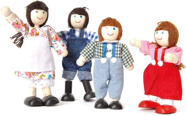 Tidlo Wooden Farm Family
