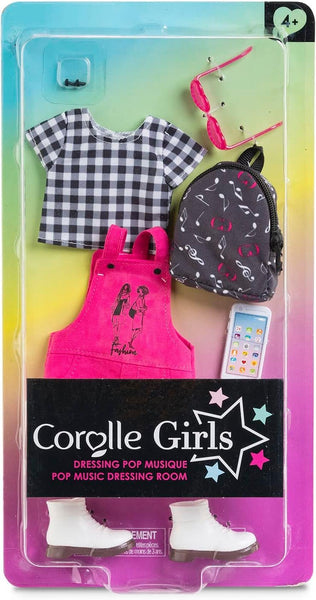 Corolle Girls Music & Fashion Dressing Room - Clothing and Accessories Set Girls Dolls