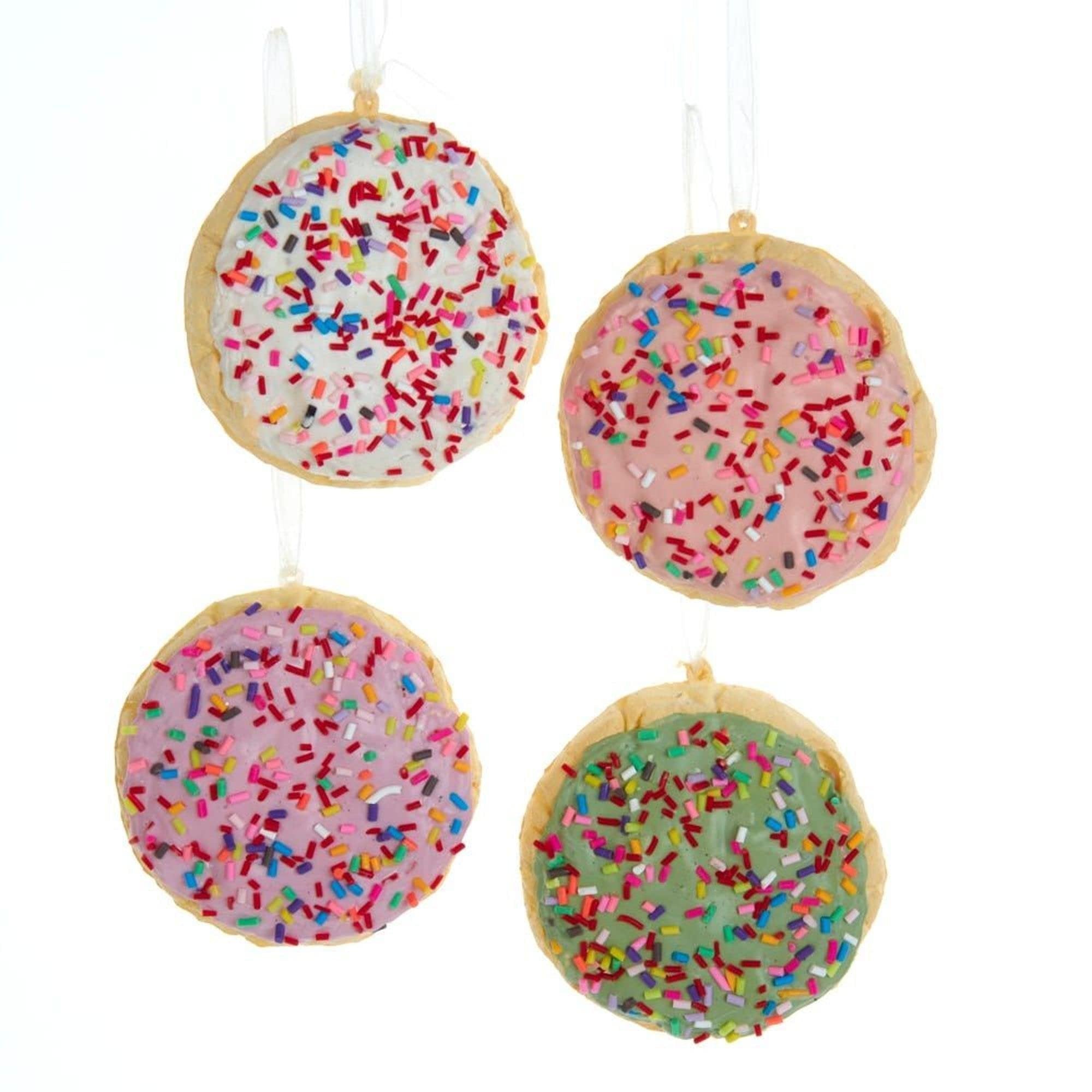 Kurt S. Adler Sugar Cookies Ornaments, 4 Assorted