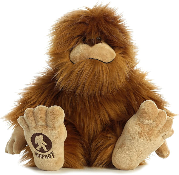 Aurora® Mysterious Fantasy Big Foot Stuffed Animal - Mythical Charm - Imaginative Adventures - Brown 12.5 Inches