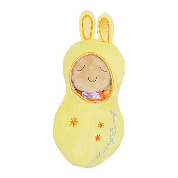 Manhattan Toy Snuggle Pod Hunny Bunny Beige First Baby Doll with Cozy Sleep Sack for Ages 6 Months and Up