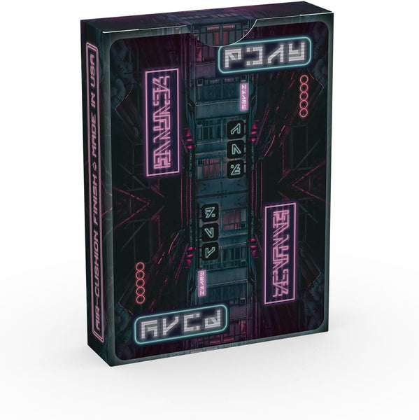 Bicycle Cyberpunk Premium Playing Cards, Poker Size Standard Index